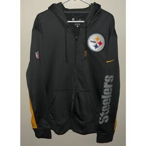 Nike NFL On Field Therma-Fit Men’s Large Hooded Sweatshirt Pittsburgh Steelers